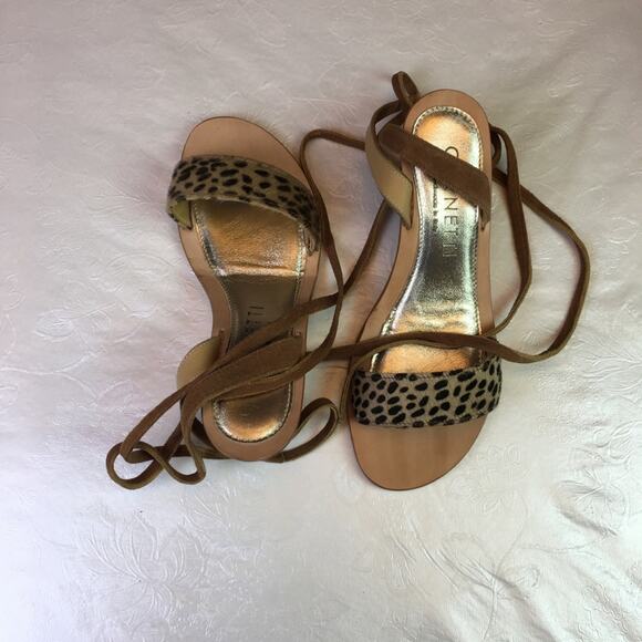 Cornetti Tropea Wedge Cheetah Print Sandals 36 - Picture 6 of 16